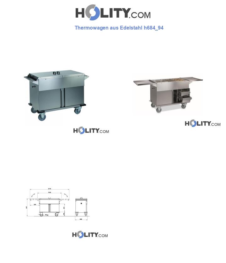 Thermowagen aus Edelstahl h684_94