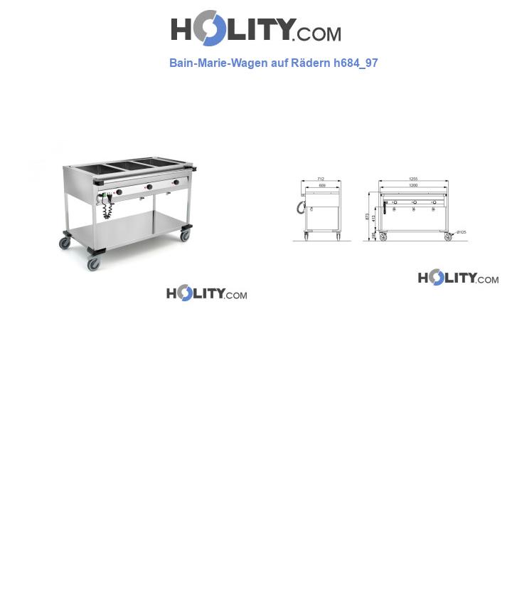 Bain-Marie-Wagen auf Rädern h684_97