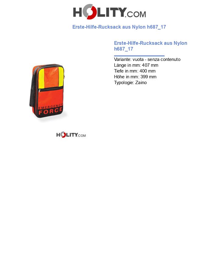 Erste-Hilfe-Rucksack aus Nylon h687_17