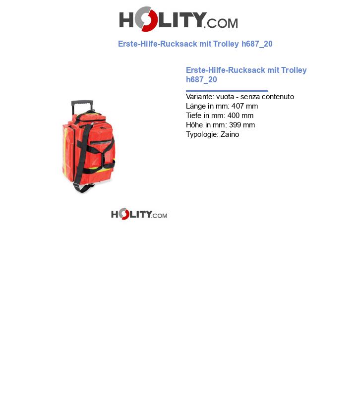 Erste-Hilfe-Rucksack mit Trolley h687_20