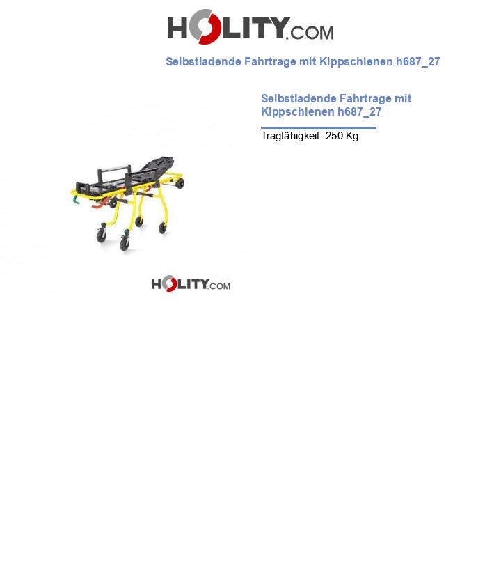 Selbstladende Fahrtrage mit Kippschienen h687_27