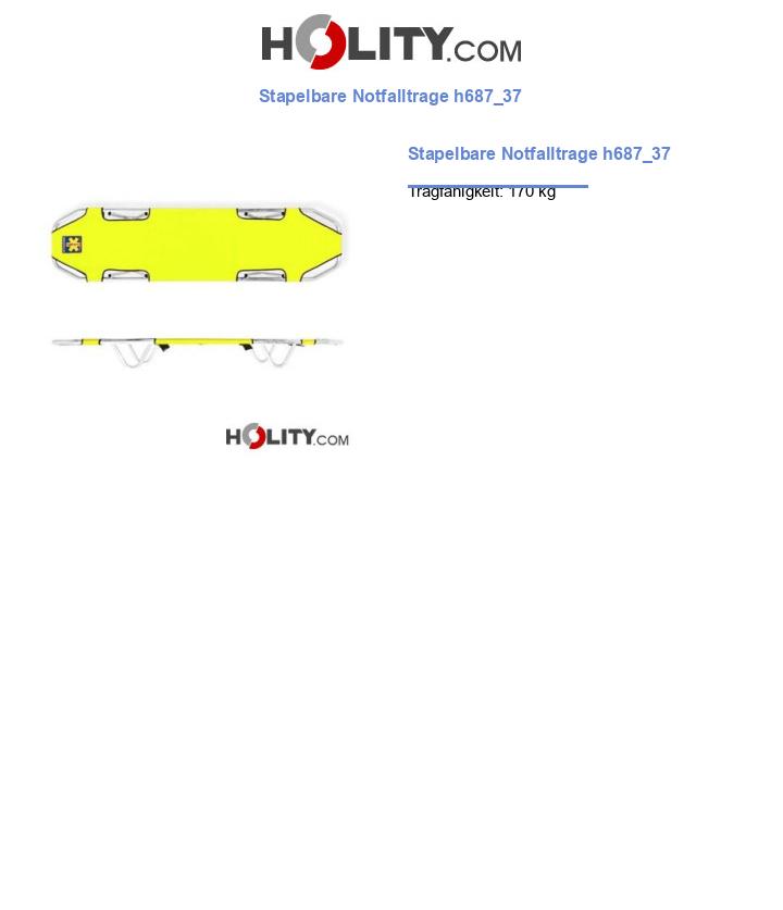 Stapelbare Notfalltrage h687_37