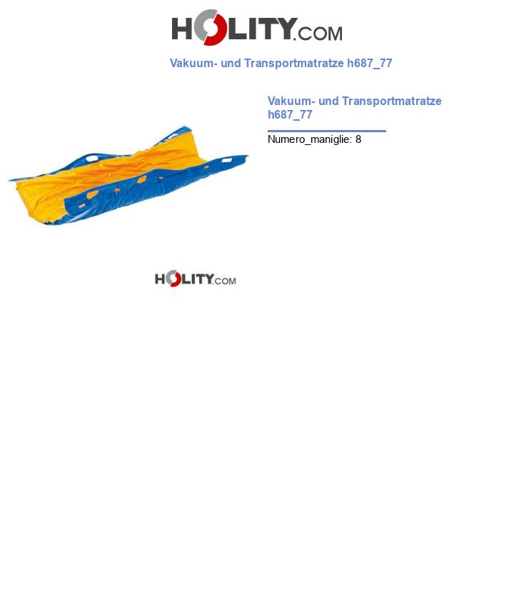 Vakuum- und Transportmatratze h687_77