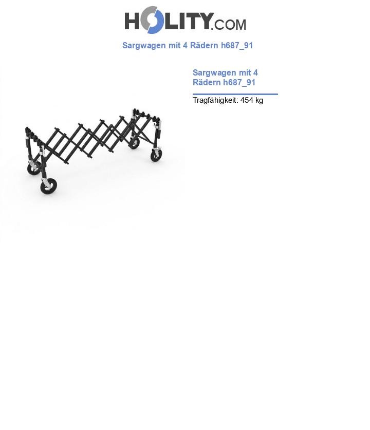 Sargwagen mit 4 Rädern h687_91