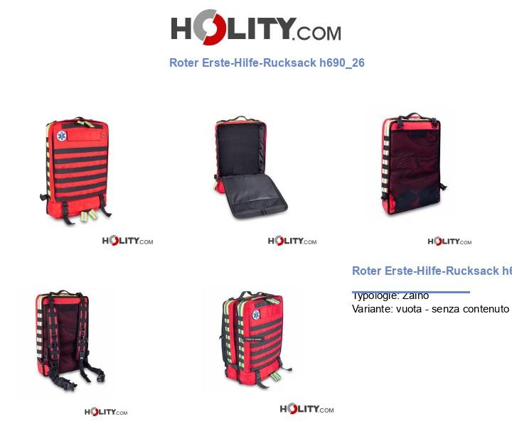 Roter Erste-Hilfe-Rucksack h690_26