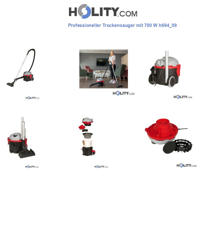 Professioneller Trockensauger mit 700 W h694_09