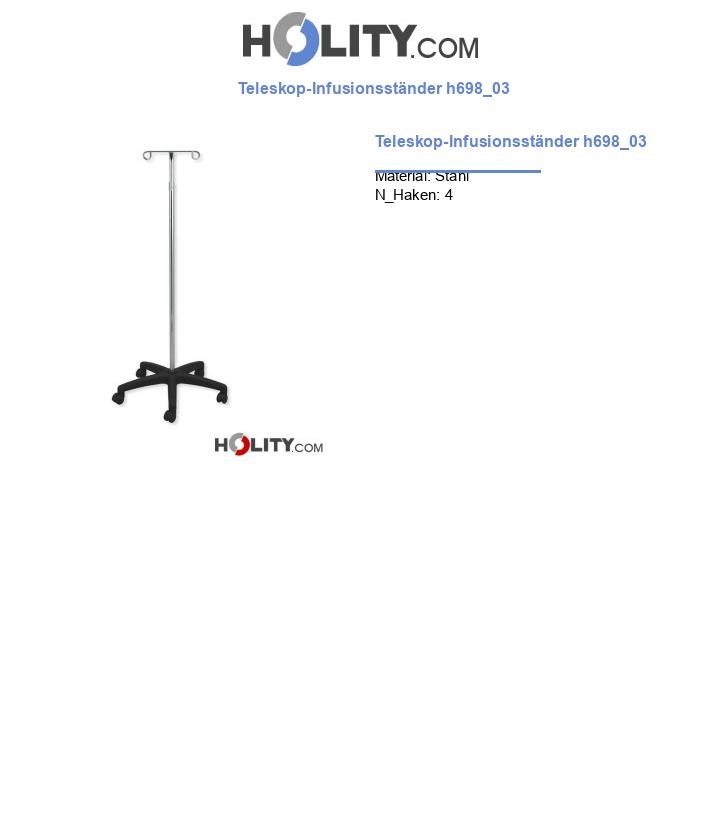 Teleskop-Infusionsständer h698_03