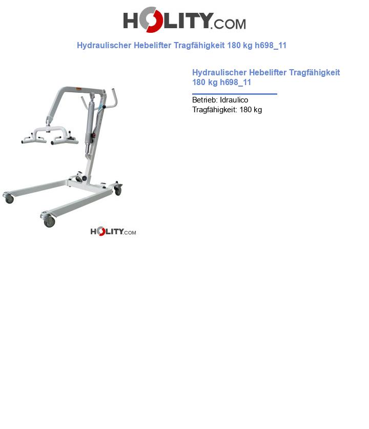 Hydraulischer Hebelifter Tragfähigkeit 180 kg h698_11