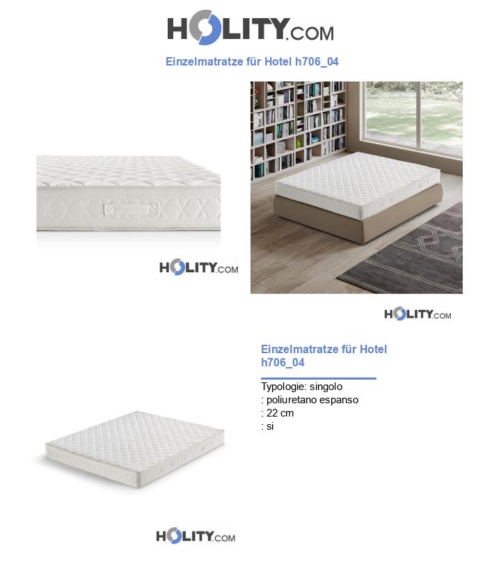 Einzelmatratze für Hotel h706_04
