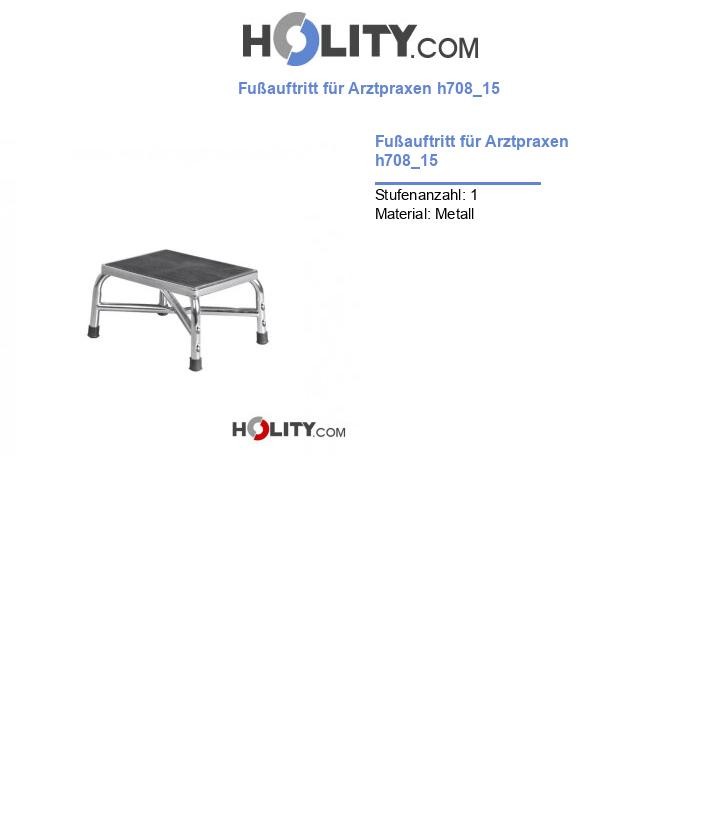 Fußauftritt für Arztpraxen h708_15