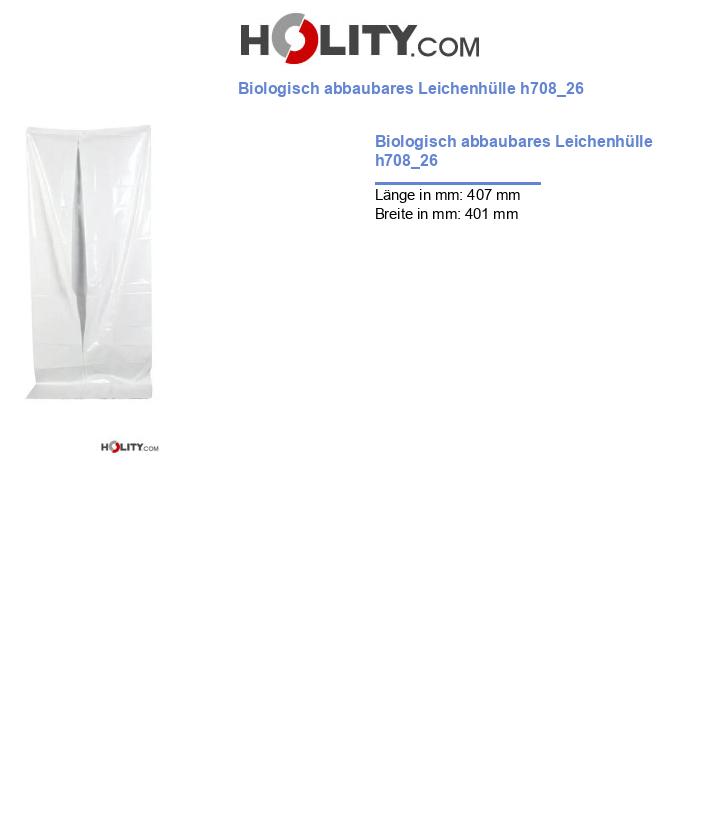 Biologisch abbaubares Leichenhülle h708_26