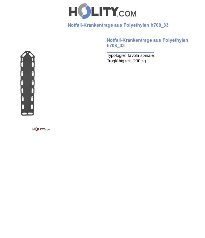 Notfall-Krankentrage aus Polyethylen h708_33