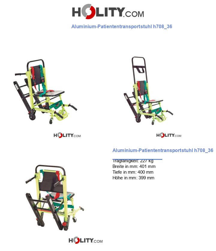 Aluminium-Patiententransportstuhl h708_36