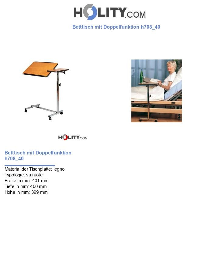 Betttisch mit Doppelfunktion h708_40