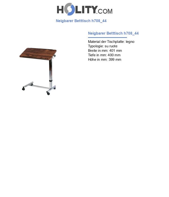 Neigbarer Betttisch h708_44