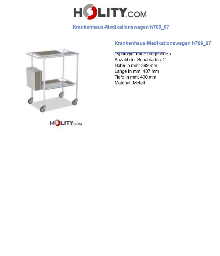 Krankenhaus-Medikationswagen h709_07