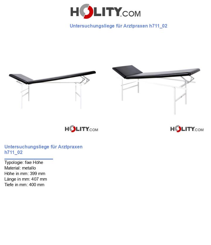 Untersuchungsliege für Arztpraxen h711_02