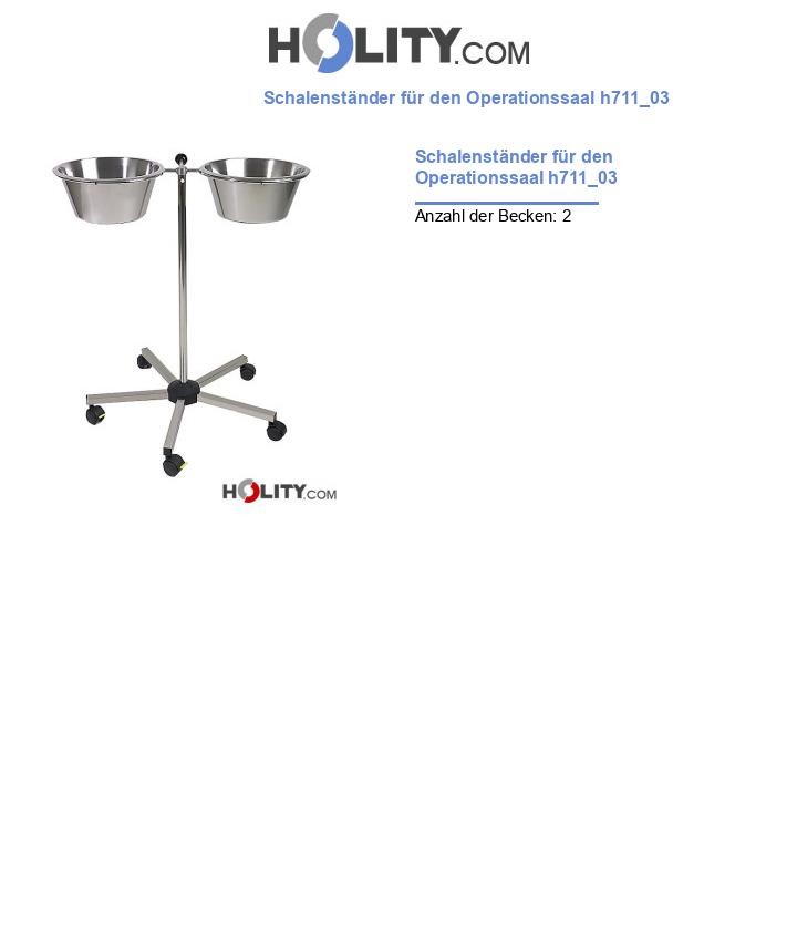 Schalenständer für den Operationssaal h711_03