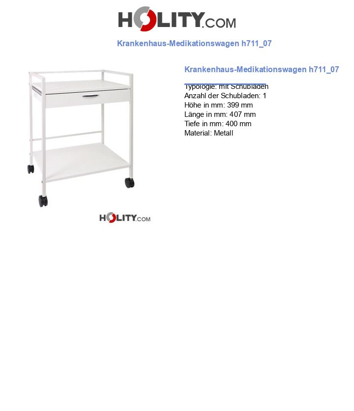 Krankenhaus-Medikationswagen h711_07