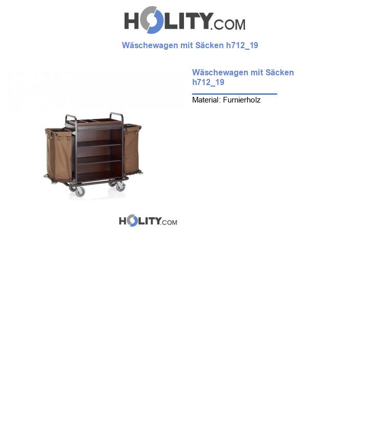 Wäschewagen mit Säcken h712_19