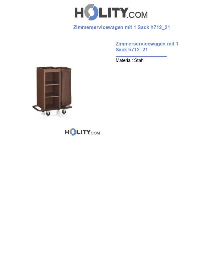 Zimmerservicewagen mit 1 Sack h712_21