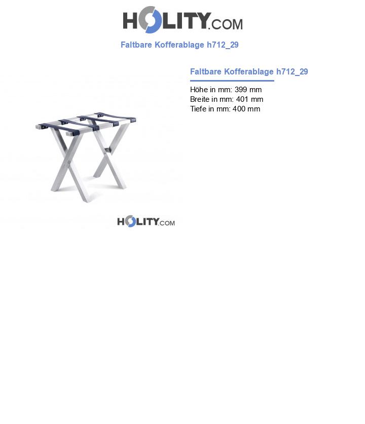 Faltbare Kofferablage h712_29