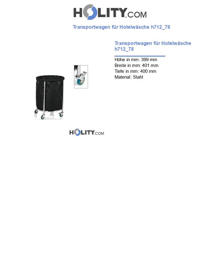 Transportwagen für Hotelwäsche h712_78