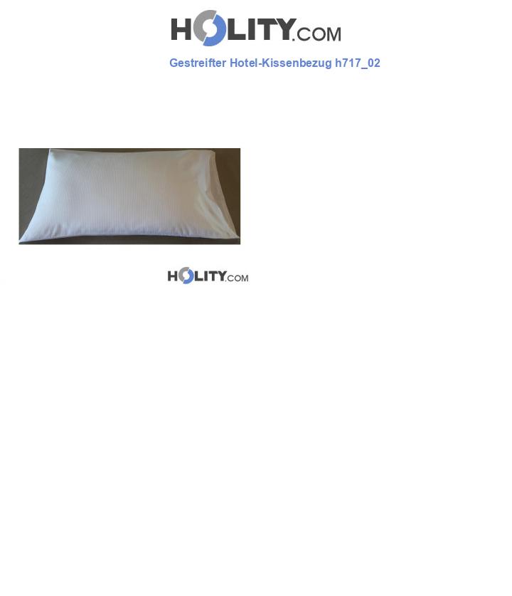 Gestreifter Hotel-Kissenbezug h717_02