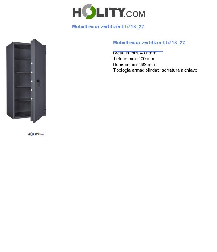 Möbeltresor zertifiziert h718_22