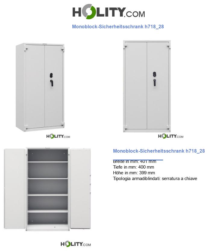 Monoblock-Sicherheitsschrank h718_28