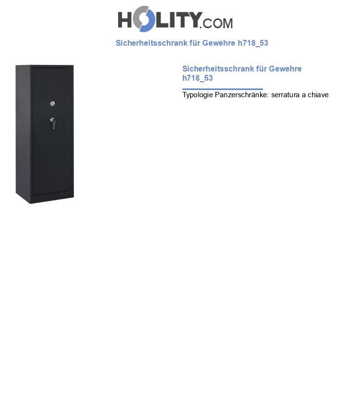 Sicherheitsschrank für Gewehre h718_53