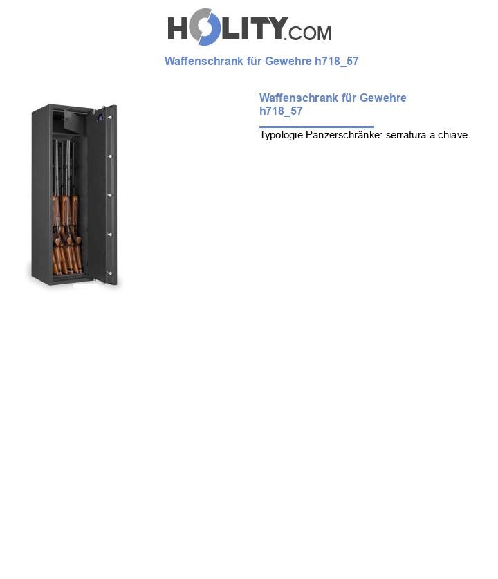Waffenschrank für Gewehre h718_57