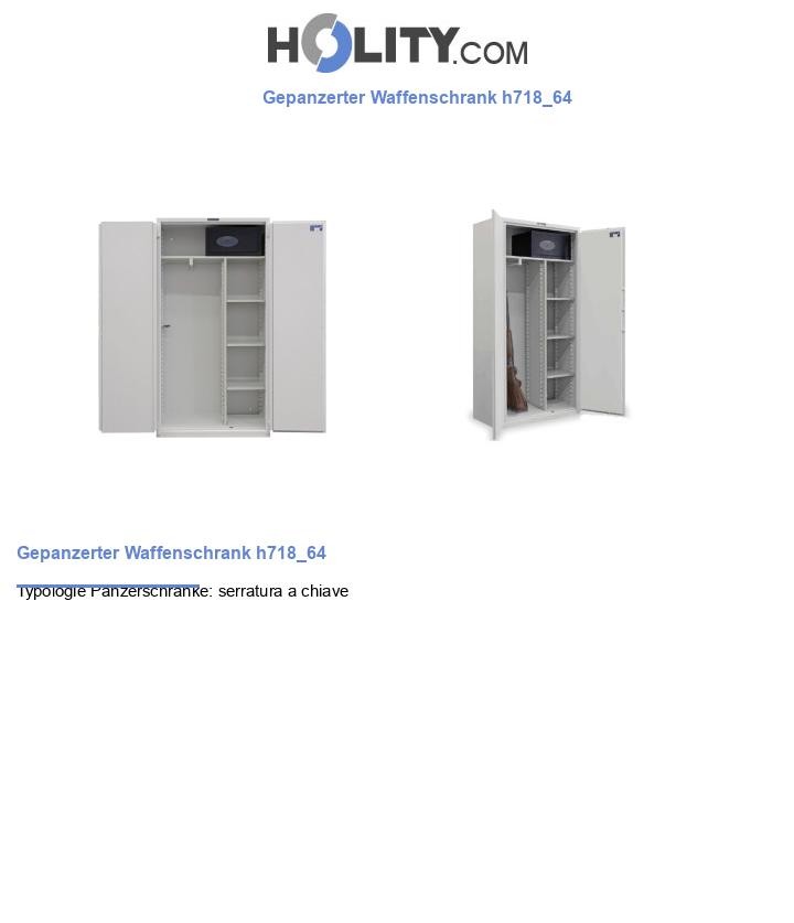 Gepanzerter Waffenschrank h718_64