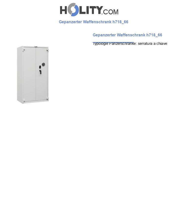 Gepanzerter Waffenschrank h718_66