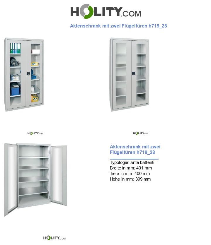 Aktenschrank mit zwei Flügeltüren h719_28