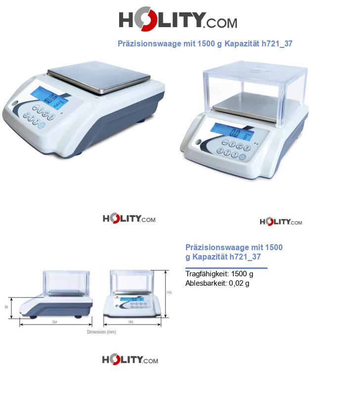 Präzisionswaage mit 1500 g Kapazität h721_37