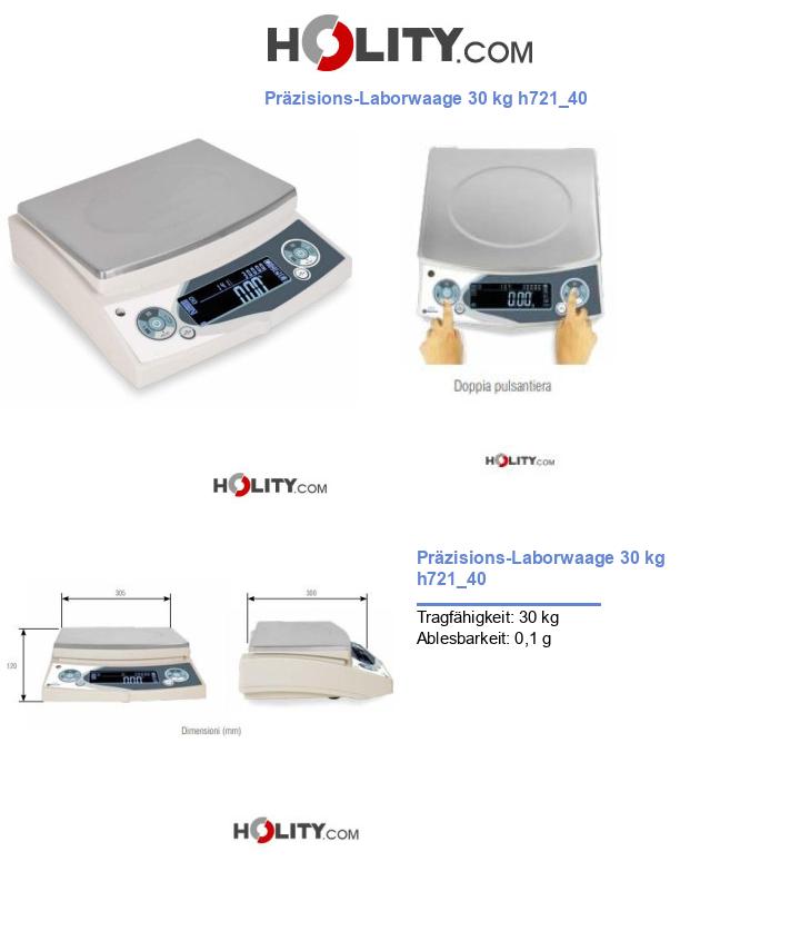 Präzisions-Laborwaage 30 kg h721_40