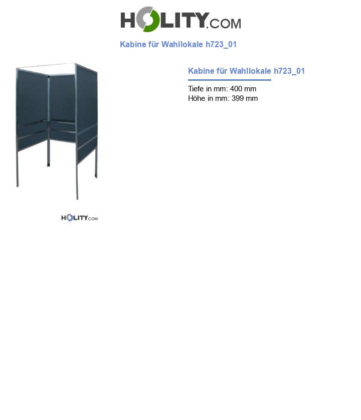 Kabine für Wahllokale h723_01