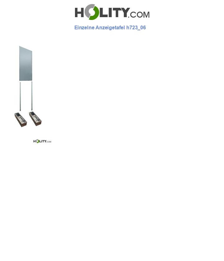 Einzelne Anzeigetafel h723_06