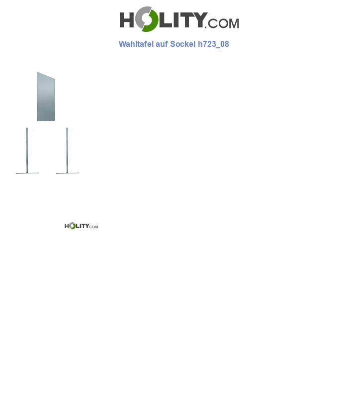 Wahltafel auf Sockel h723_08