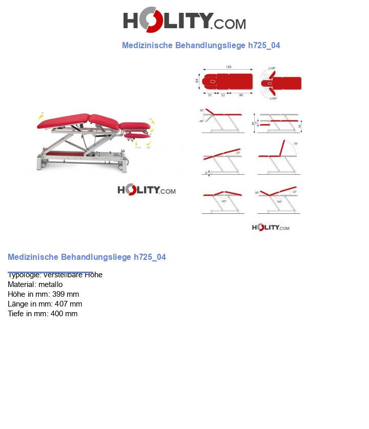 Medizinische Behandlungsliege h725_04