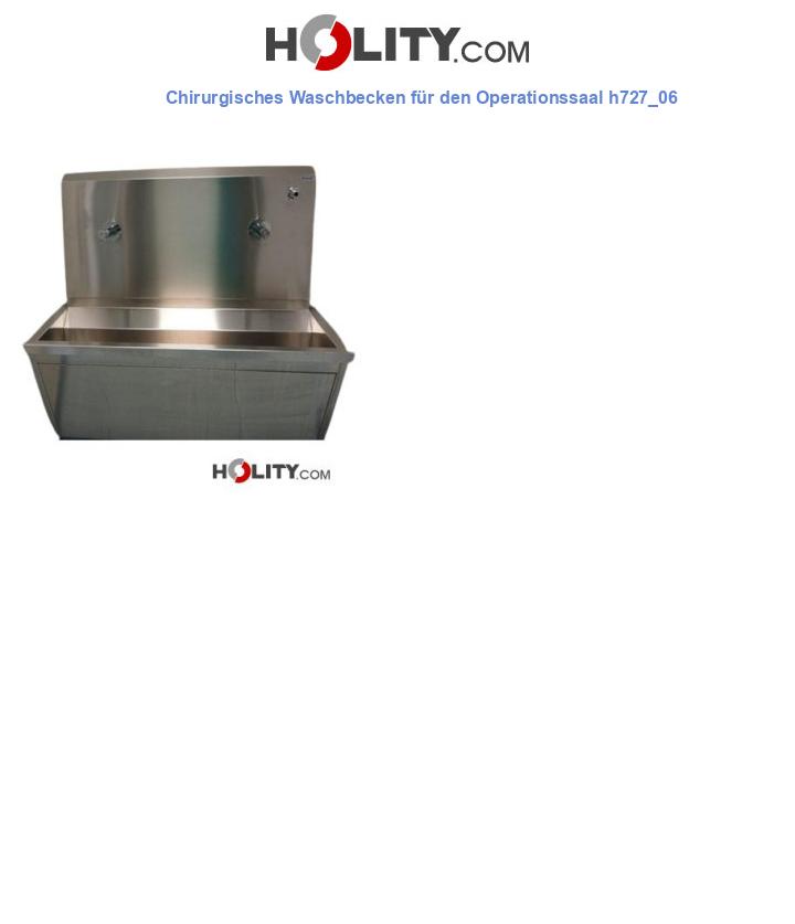 Chirurgisches Waschbecken für den Operationssaal h727_06