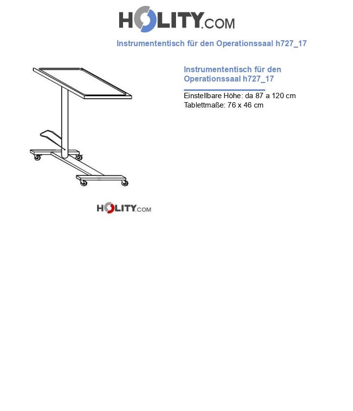 Instrumententisch für den Operationssaal h727_17