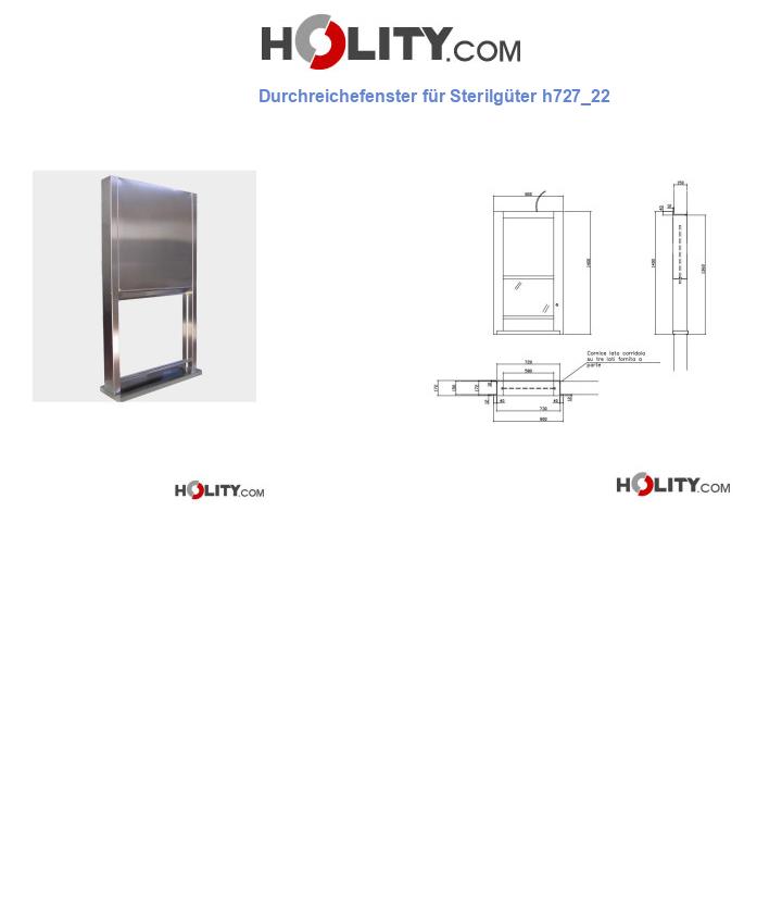 Durchreichefenster für Sterilgüter h727_22