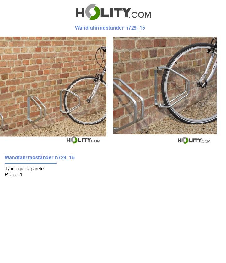 Wandfahrradständer h729_15