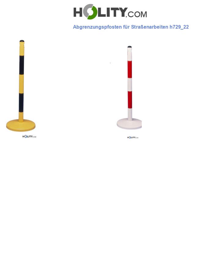 Abgrenzungspfosten für Straßenarbeiten h729_22