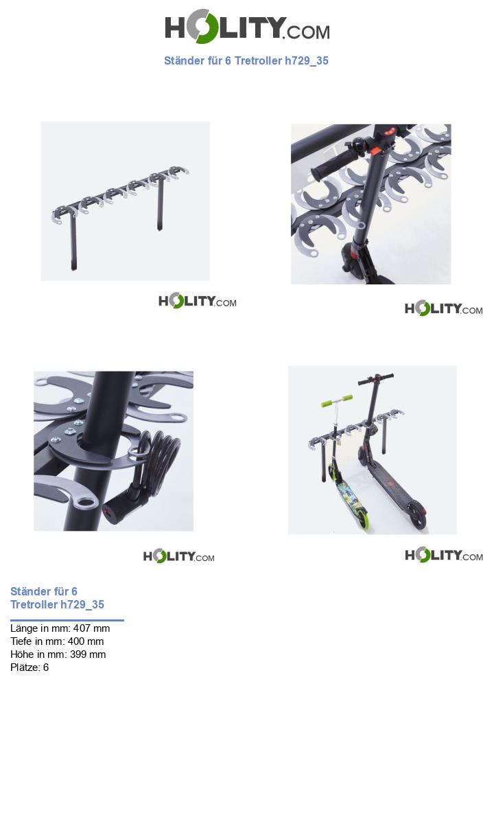 Ständer für 6 Tretroller h729_35