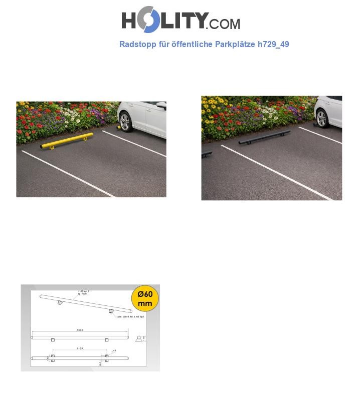 Radstopp für öffentliche Parkplätze h729_49