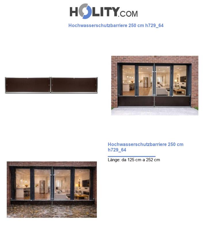 Hochwasserschutzbarriere 250 cm h729_64