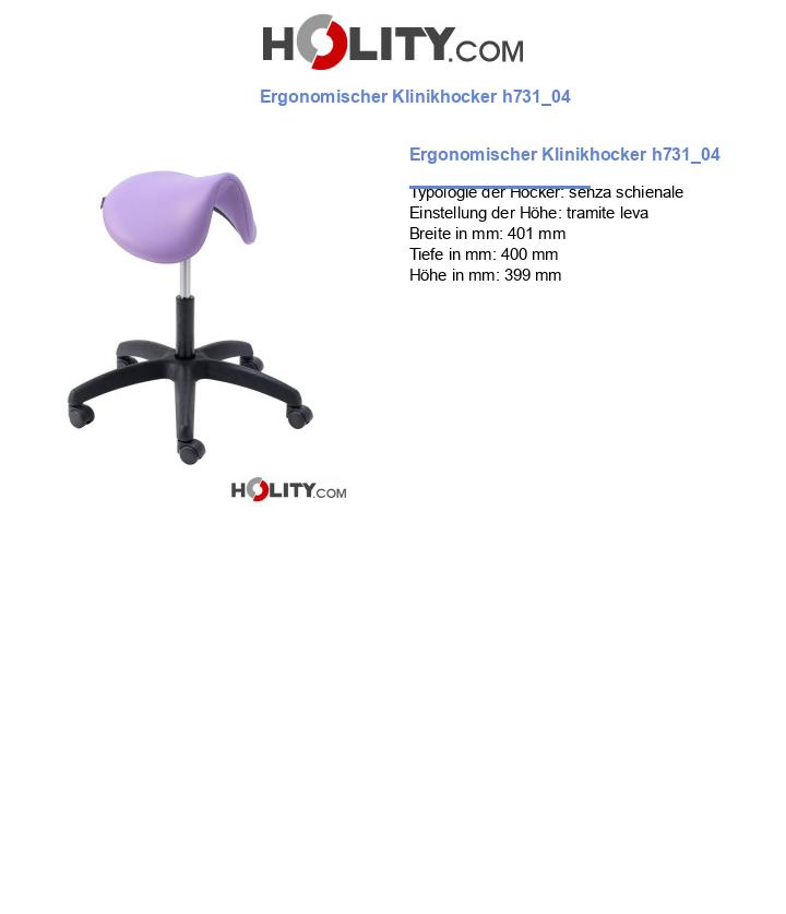 Ergonomischer Klinikhocker h731_04